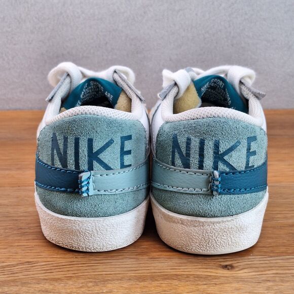 Nike Blazer \'77 Jumbo Low Men\'s 9 Sneakers White Teal Leather DN2158-101 Summit main image 9